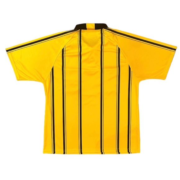 Score AL Soccer REFEREE JERSEY Shirt Yellow & Black Short Sleeve Size: L Men’s - Picture 2 of 14